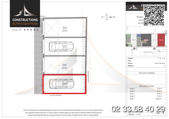 GARAGE de 26m2