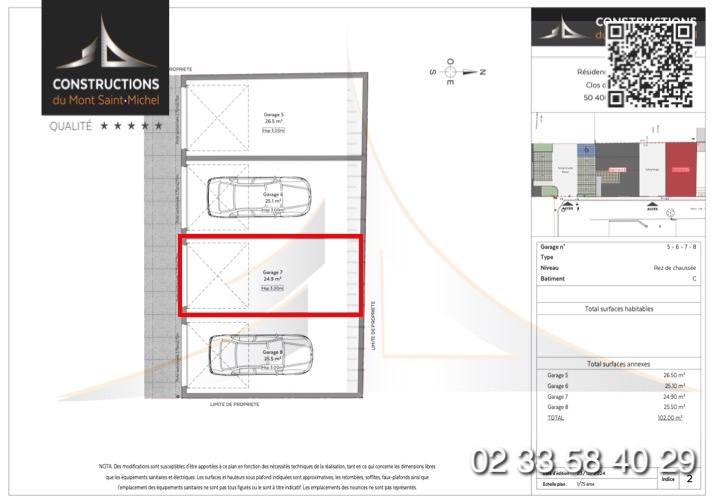 GARAGE de 25m2